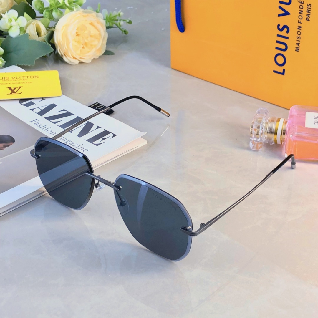 。。Louis vuitto*高清尼龙偏光太阳镜变色镜无框太阳镜眼镜钓鱼墨镜