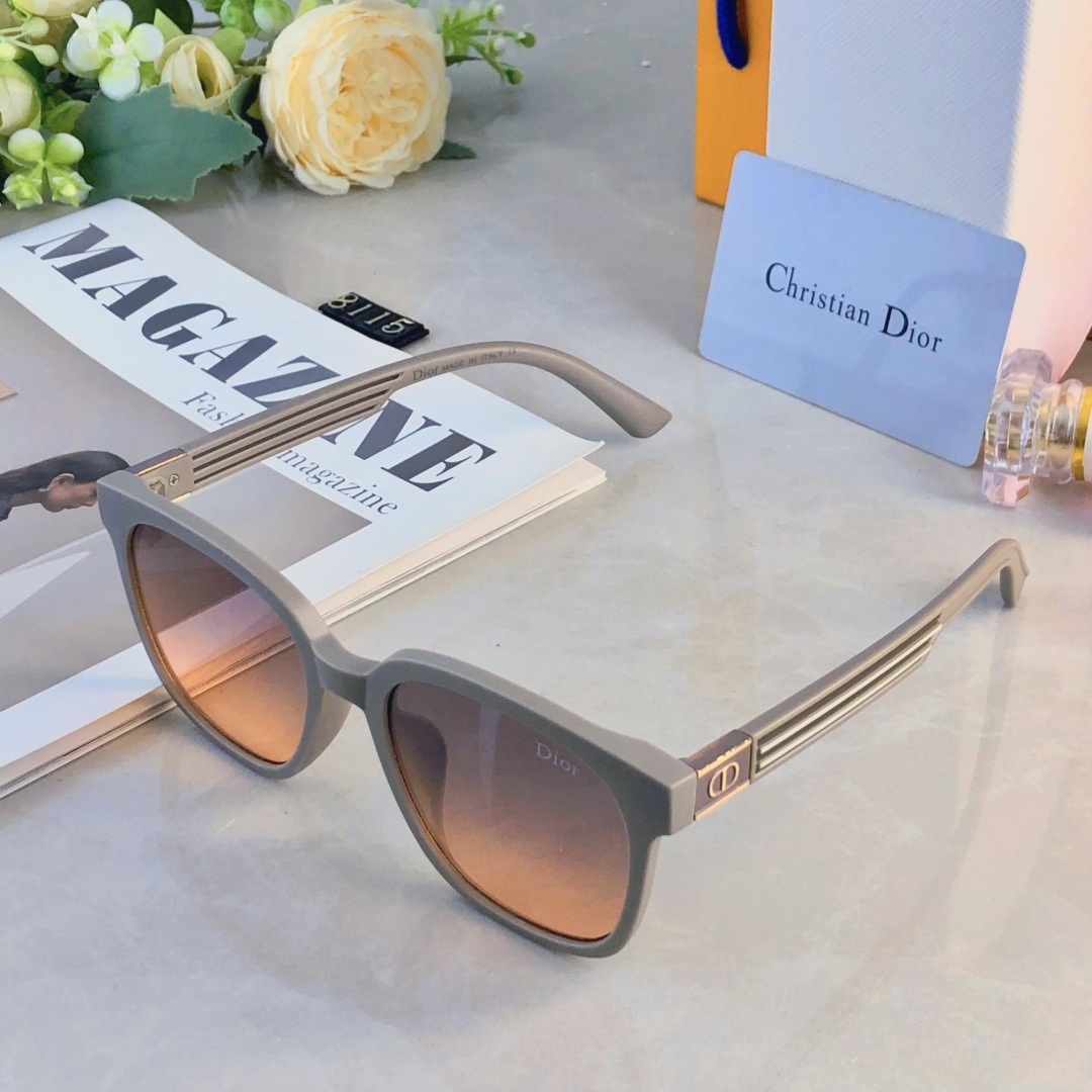 。。Dio*新款韩版复古墨镜女款雪地太阳镜男防紫外线ins高级感显瘦