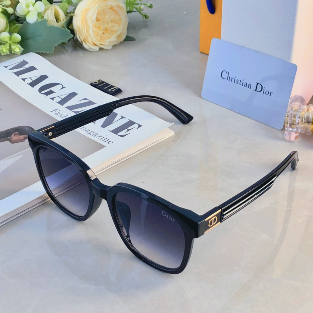 。。Dio*新款韩版复古墨镜女款雪地太阳镜男防紫外线ins高级感显瘦