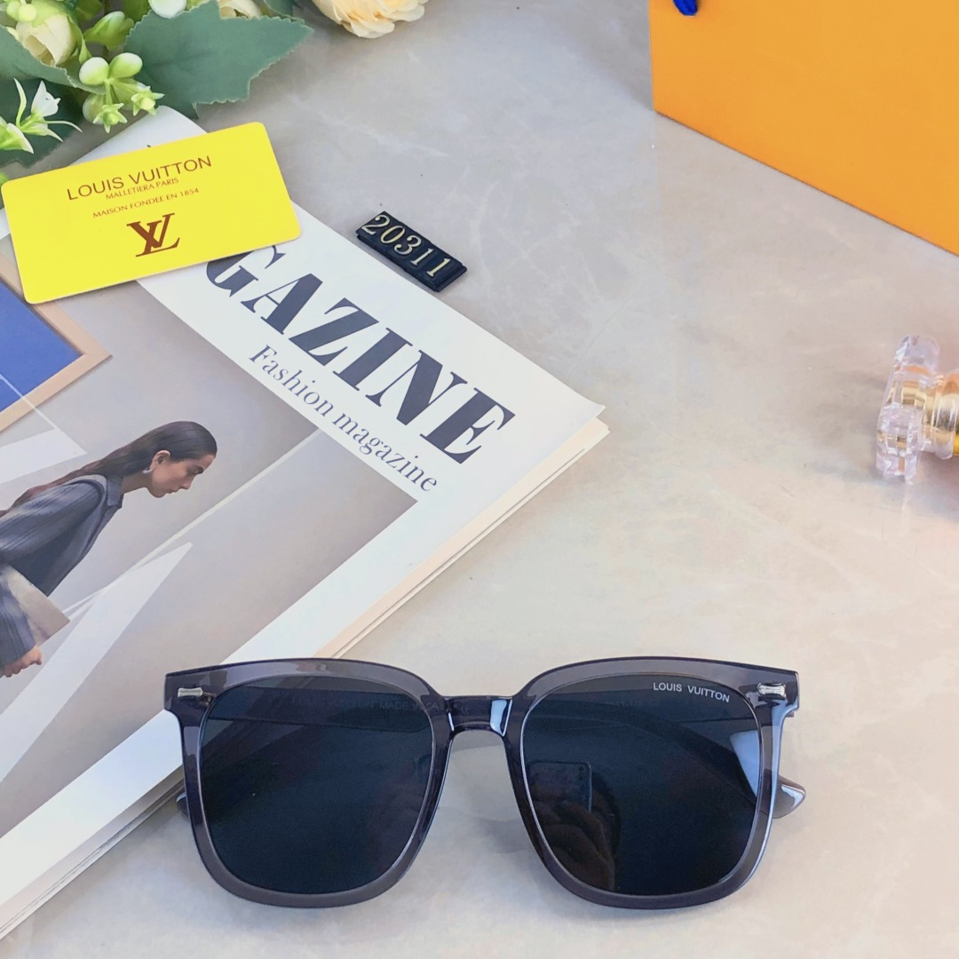 。。Louis vuitto*墨镜个性潮流网红明星街拍防紫外线旅游眼镜情侣太阳镜