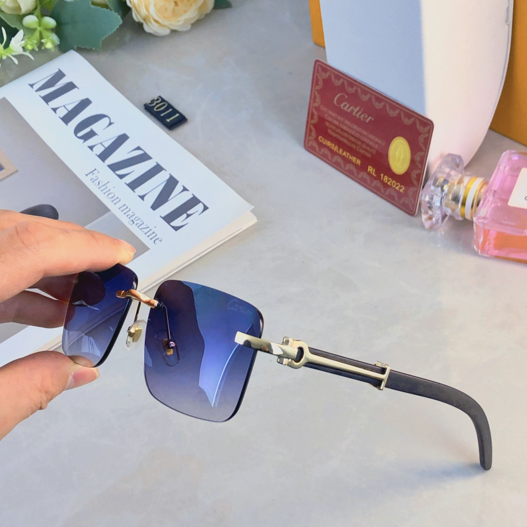 。。Cartie*韩版网红墨镜ins潮流时尚方框大脸显瘦太阳镜