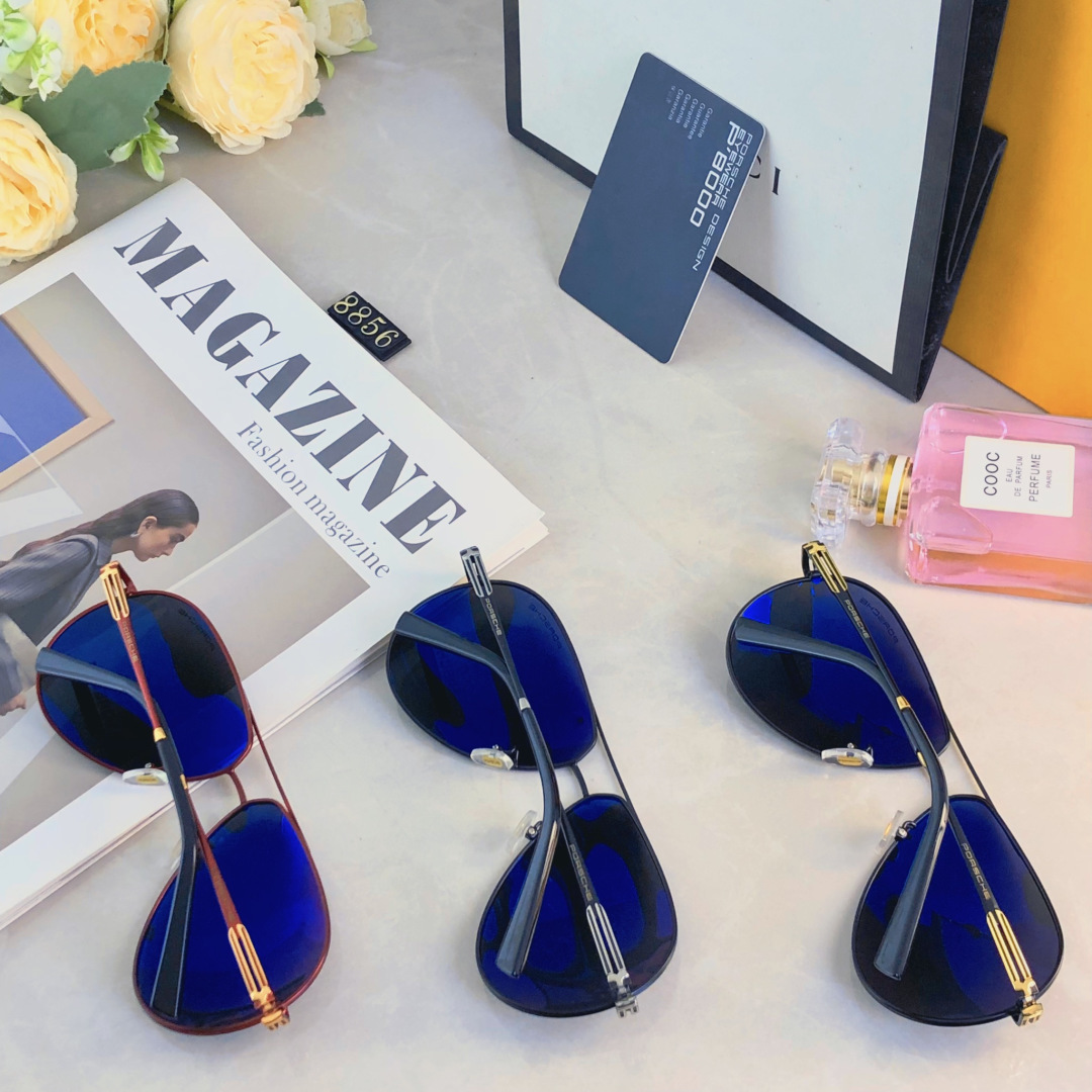 。。Porsch*新款偏光男士墨镜偏光司机驾驶镜太阳镜开车钓鱼蛤蟆眼镜