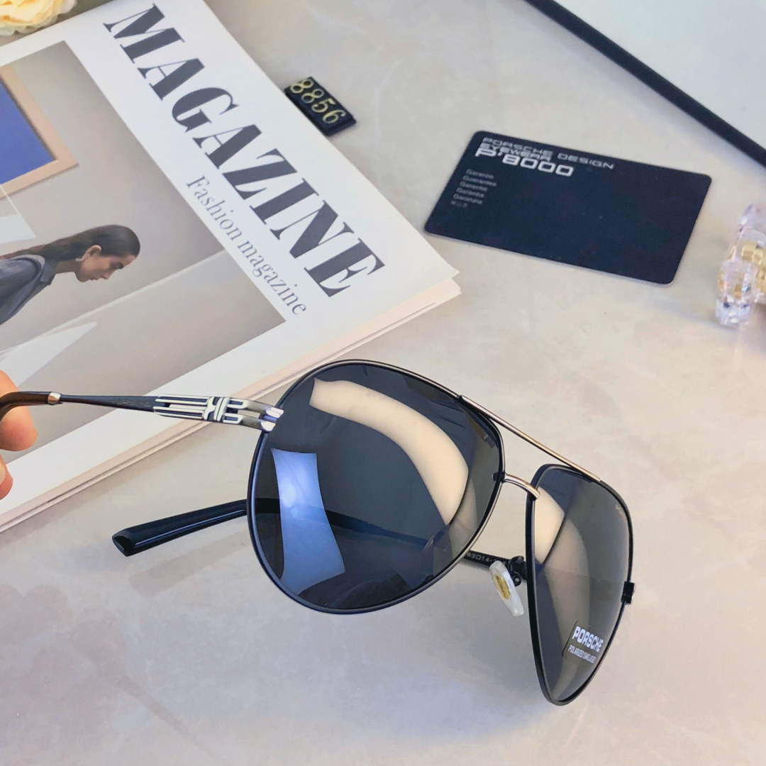 。。Porsch*新款偏光男士墨镜偏光司机驾驶镜太阳镜开车钓鱼蛤蟆眼镜