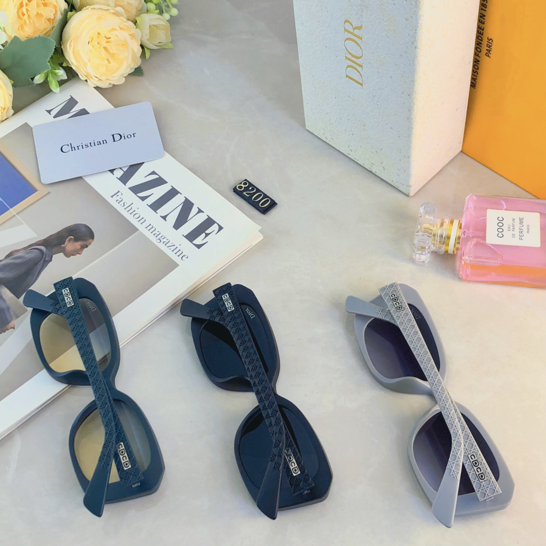 。。Dio*高级感墨镜女款显脸小精致百搭时尚太阳眼镜