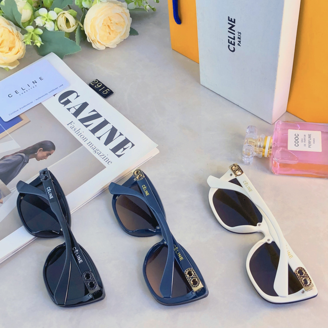 。。Celin*韩版时尚新款方形太阳镜女潮流拍照遮阳开车墨镜