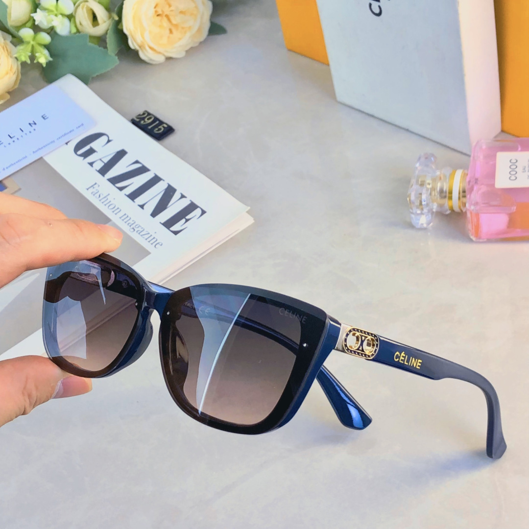 。。Celin*韩版时尚新款方形太阳镜女潮流拍照遮阳开车墨镜