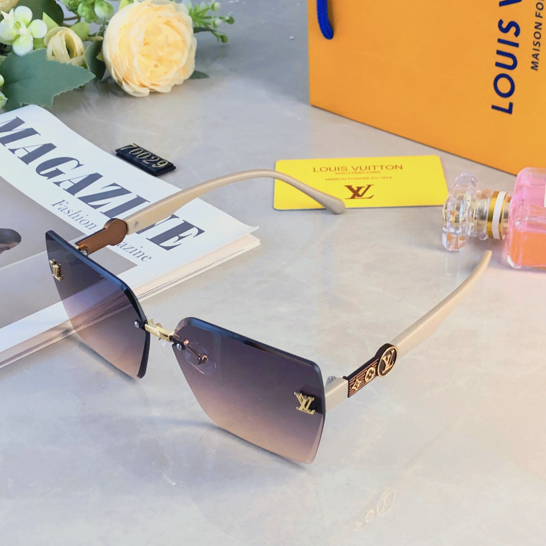 。。Louis vuitto*墨镜女高级感简约优雅新款大脸显瘦防紫外线时尚太阳眼镜