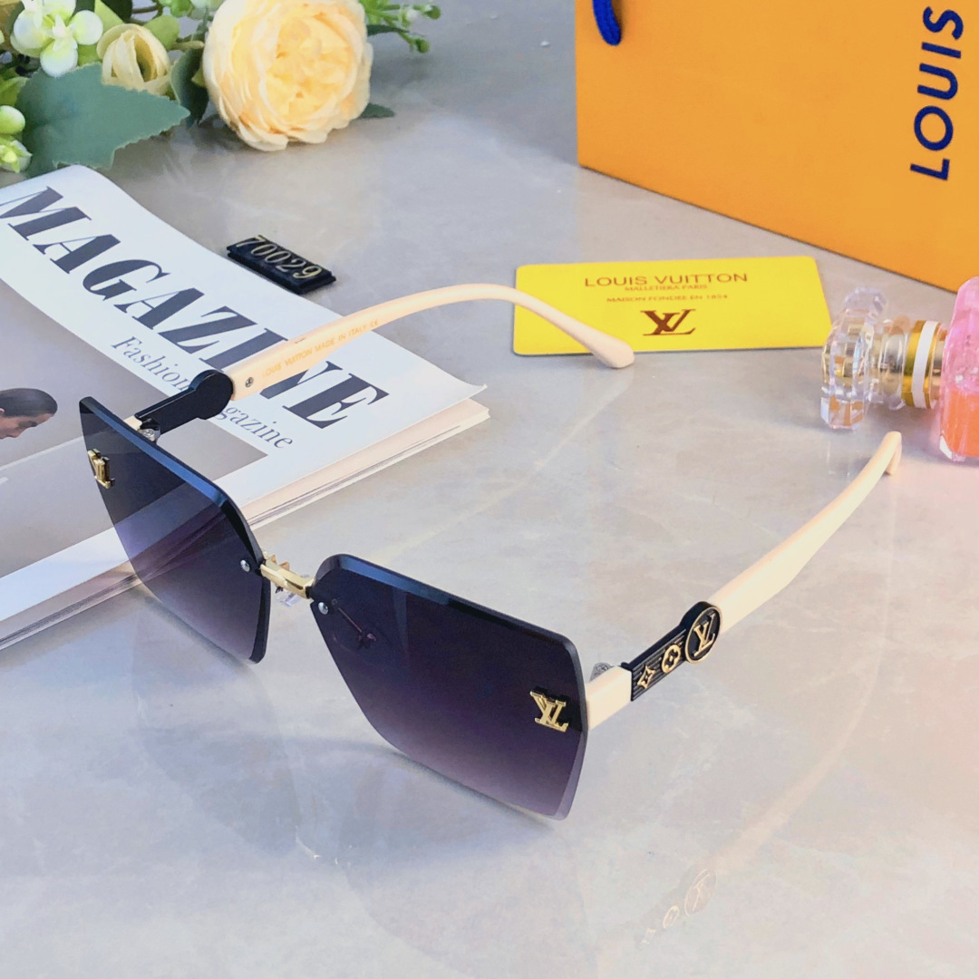 。。Louis vuitto*墨镜女高级感简约优雅新款大脸显瘦防紫外线时尚太阳眼镜