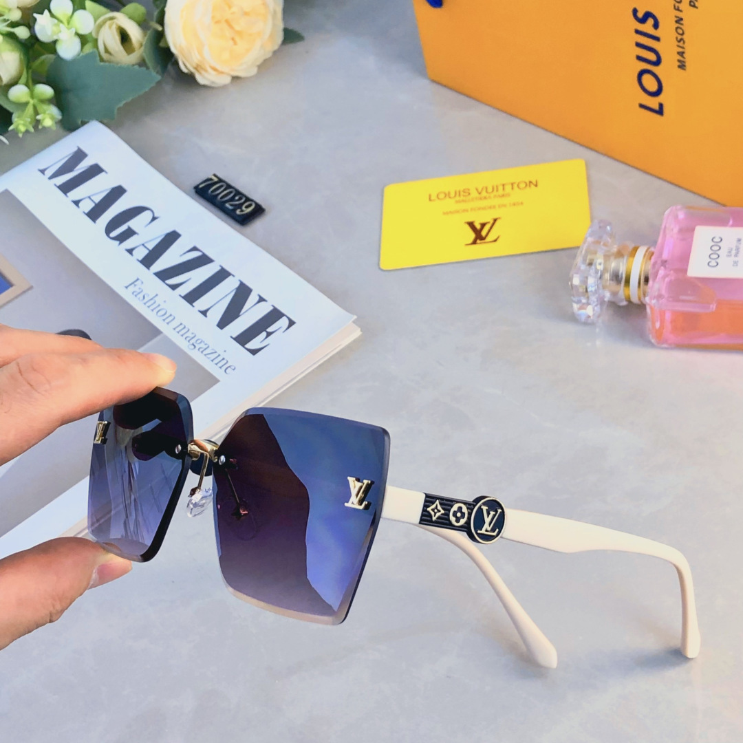 。。Louis vuitto*墨镜女高级感简约优雅新款大脸显瘦防紫外线时尚太阳眼镜