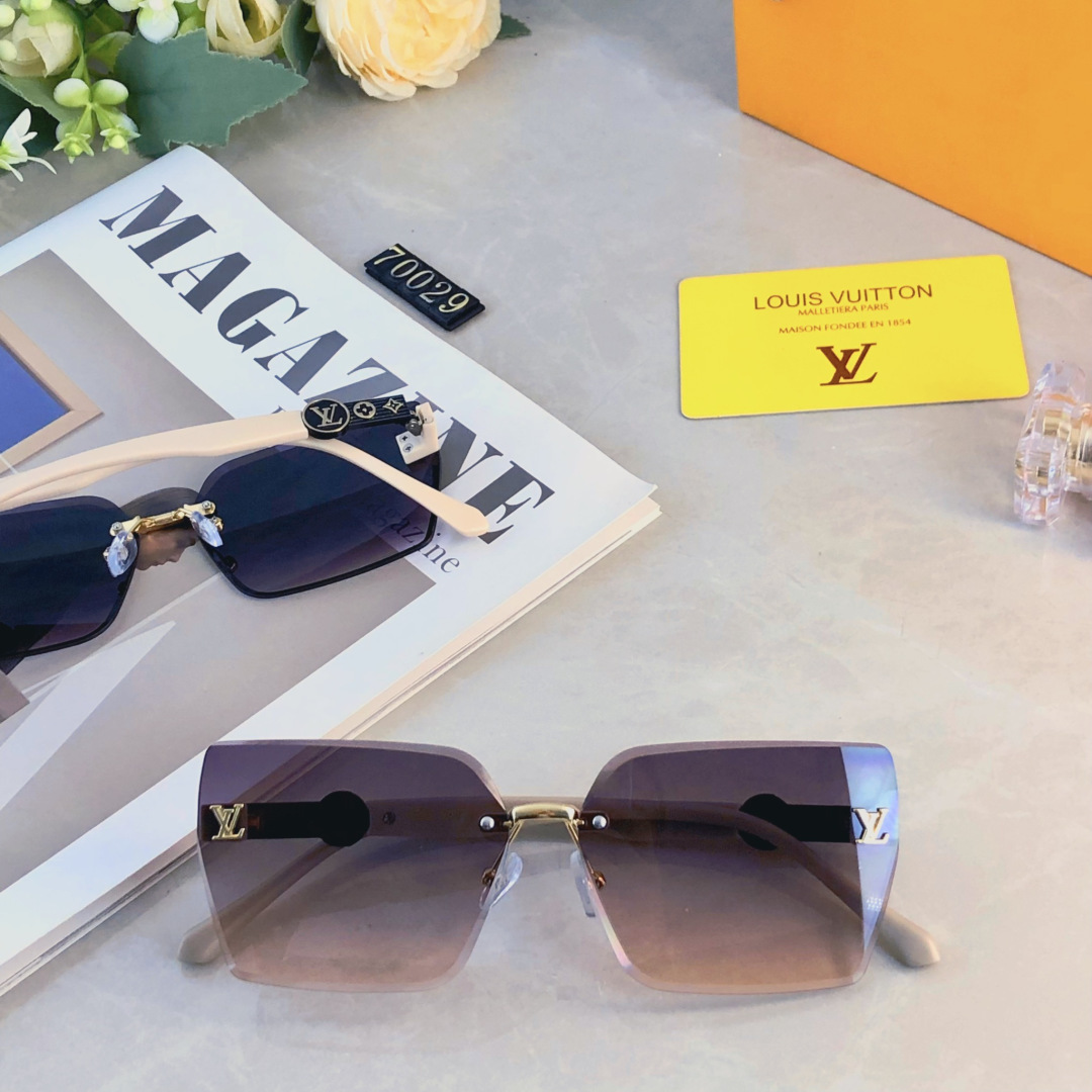 。。Louis vuitto*墨镜女高级感简约优雅新款大脸显瘦防紫外线时尚太阳眼镜