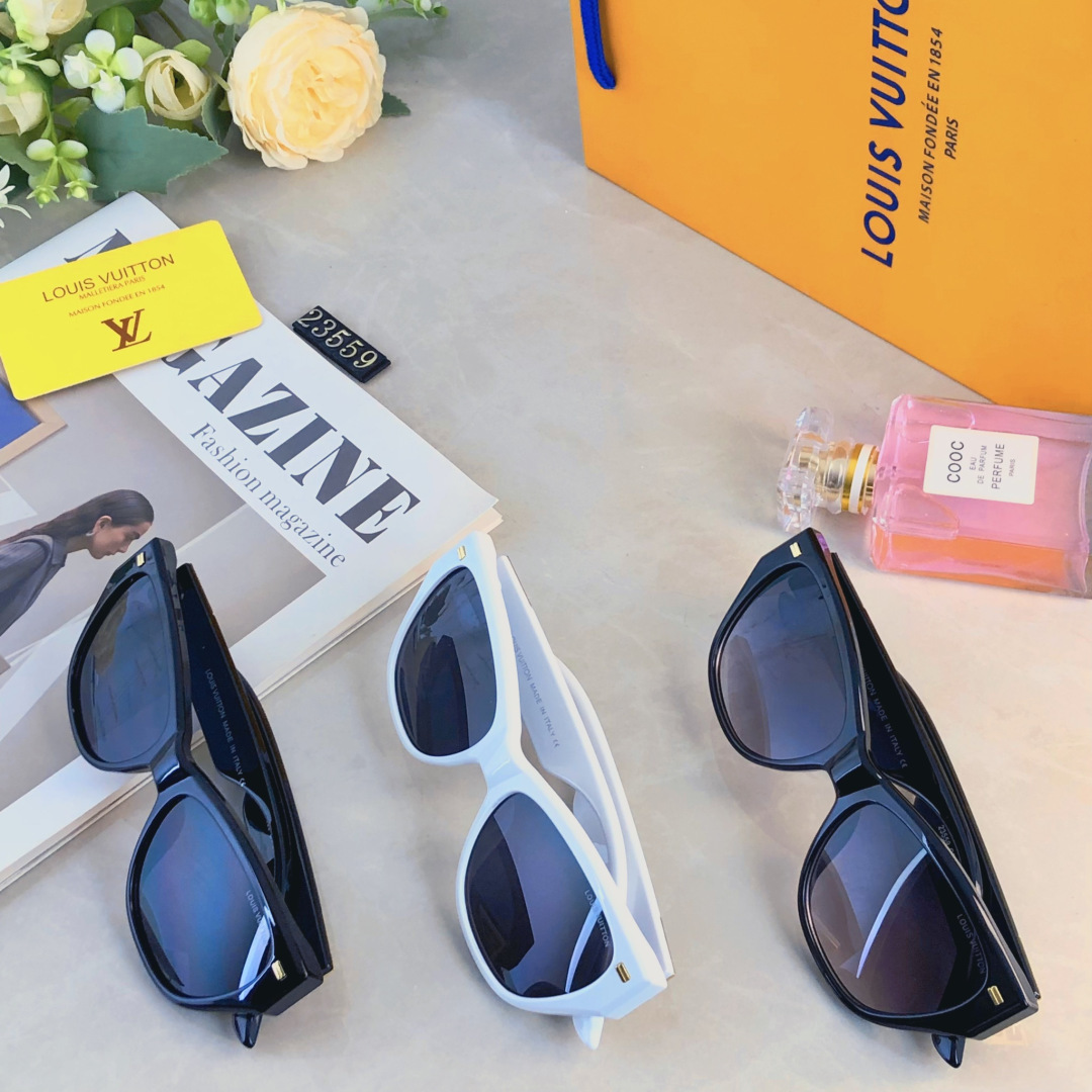 。。Louis vuitto*复古猫眼太阳眼镜女网红墨镜潮搭防紫外线高级感