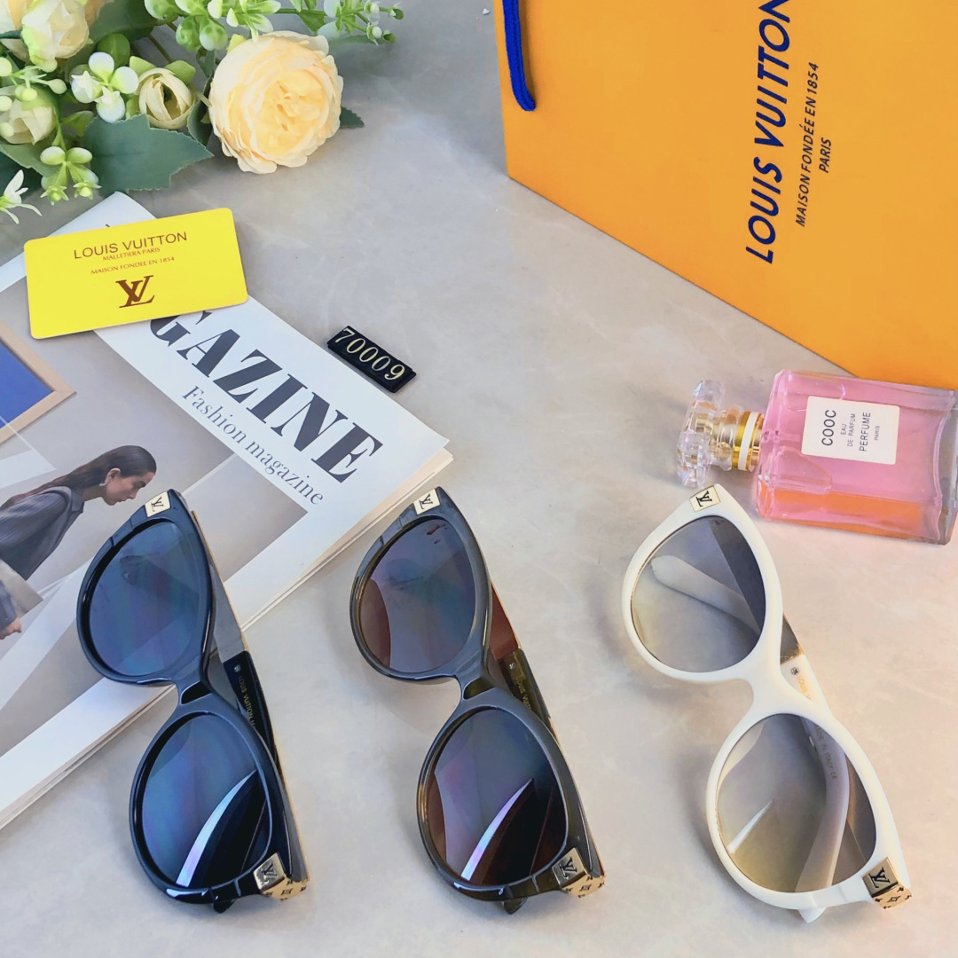 。。Louis vuitto*高级感墨镜女款显脸小精致百搭时尚太阳眼镜