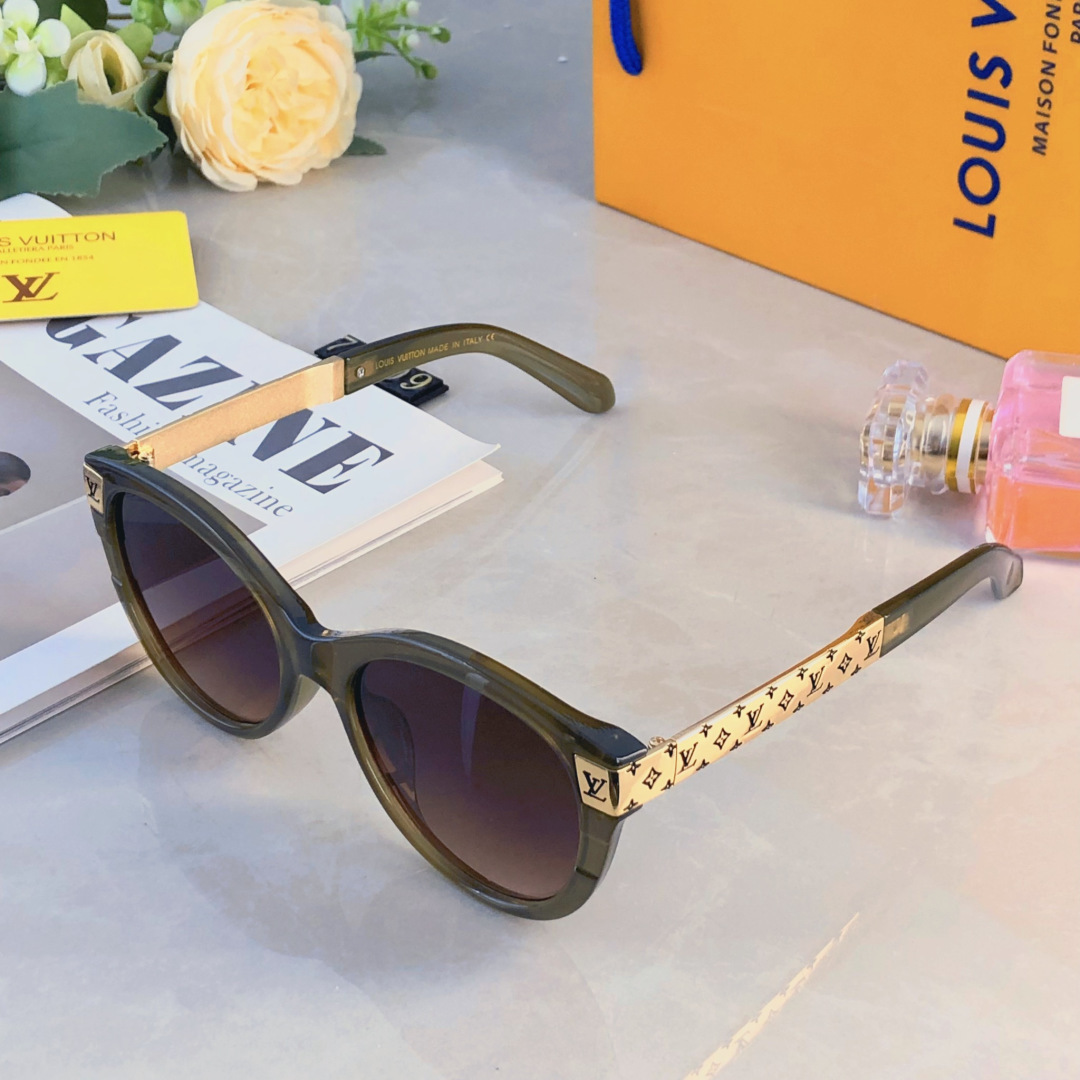 。。Louis vuitto*高级感墨镜女款显脸小精致百搭时尚太阳眼镜