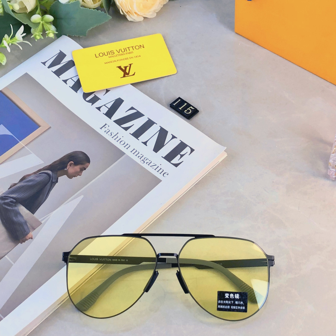 。。Louis vuitto*偏光墨镜男开车驾驶遮阳钓鱼高清尼龙镜片太阳镜潮