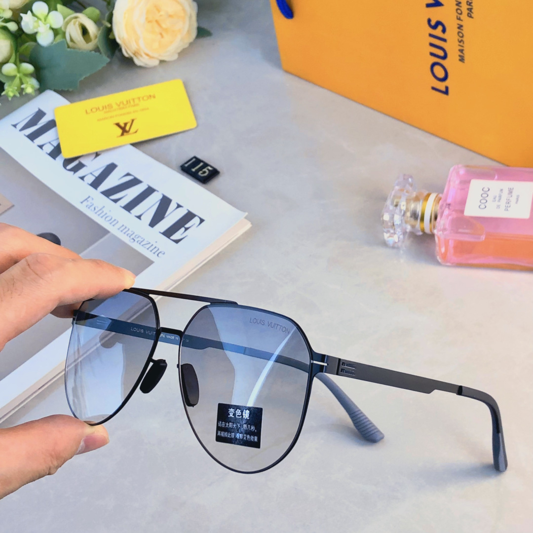 。。Louis vuitto*偏光墨镜男开车驾驶遮阳钓鱼高清尼龙镜片太阳镜潮