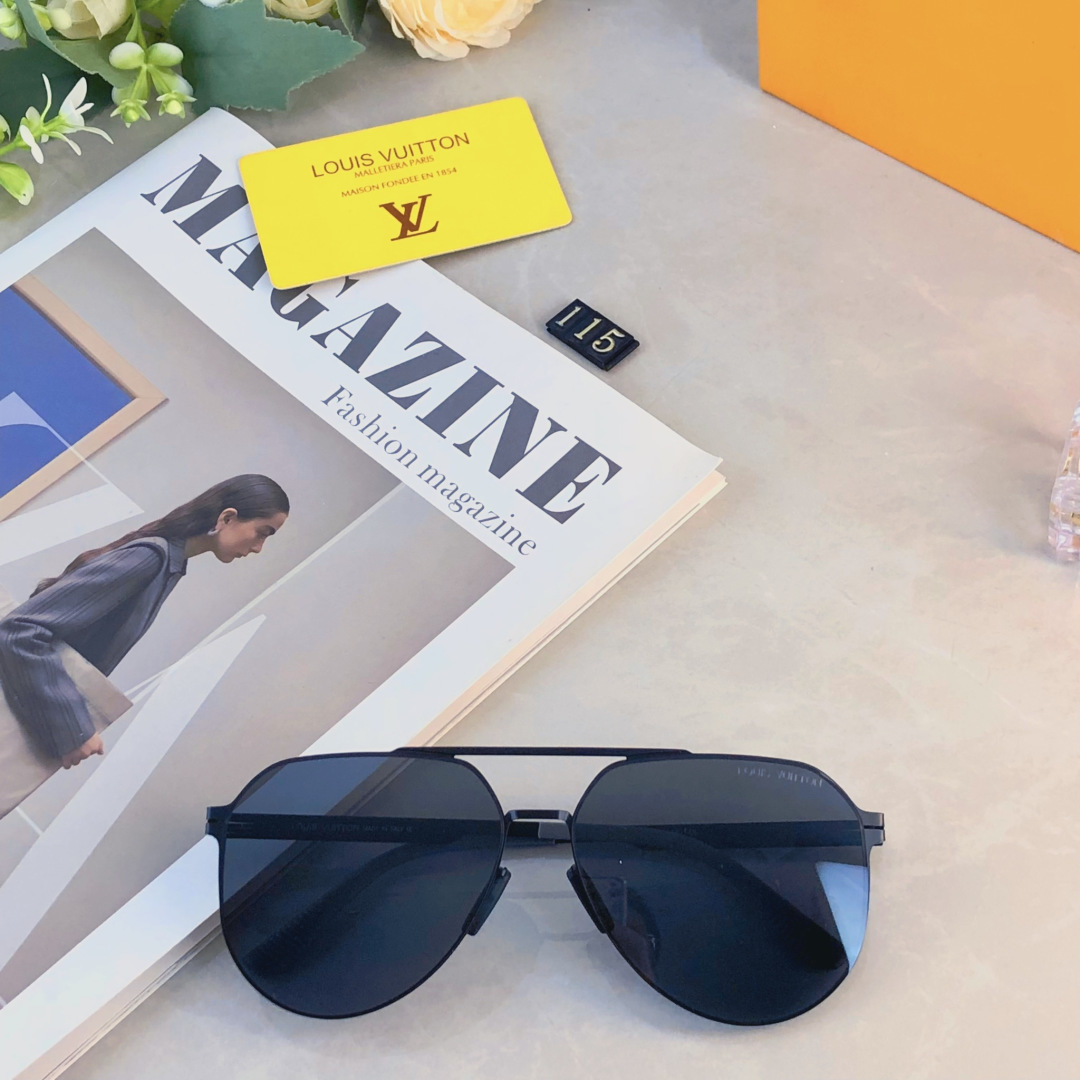 。。Louis vuitto*偏光墨镜男开车驾驶遮阳钓鱼高清尼龙镜片太阳镜潮