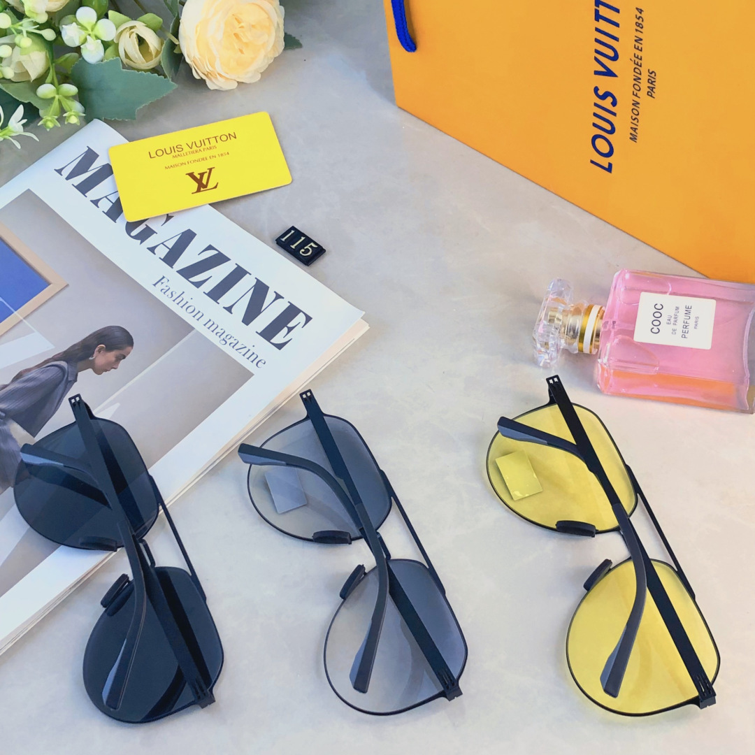 。。Louis vuitto*偏光墨镜男开车驾驶遮阳钓鱼高清尼龙镜片太阳镜潮