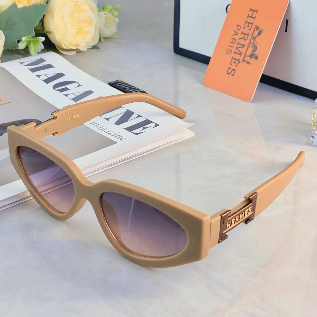 。。Herme*欧美网红潮流方形墨镜女圆脸显瘦百搭眼镜潮