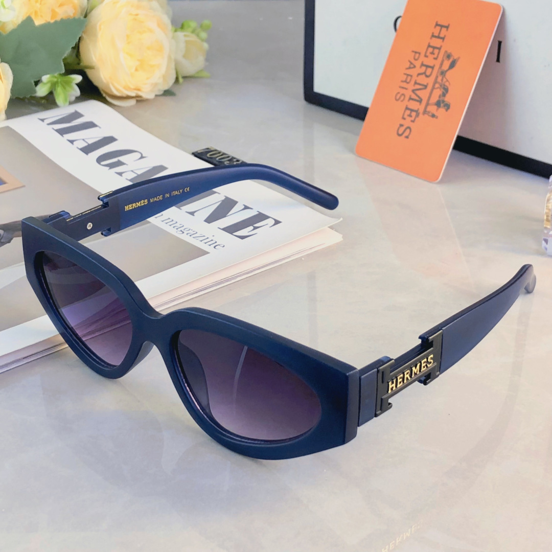 。。Herme*欧美网红潮流方形墨镜女圆脸显瘦百搭眼镜潮