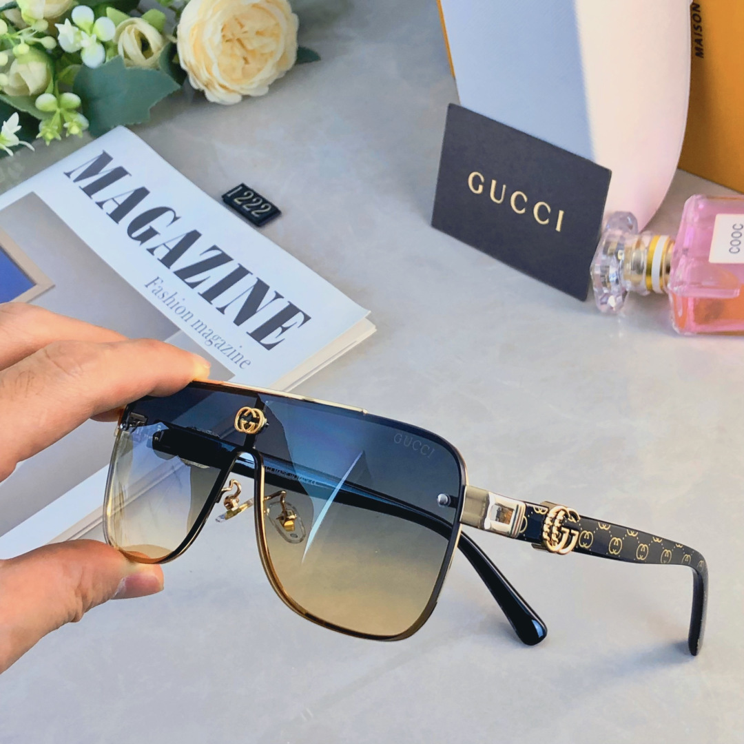 。。Gucc*新款太阳镜 时尚休闲墨镜 驾驶出游度假太阳眼镜