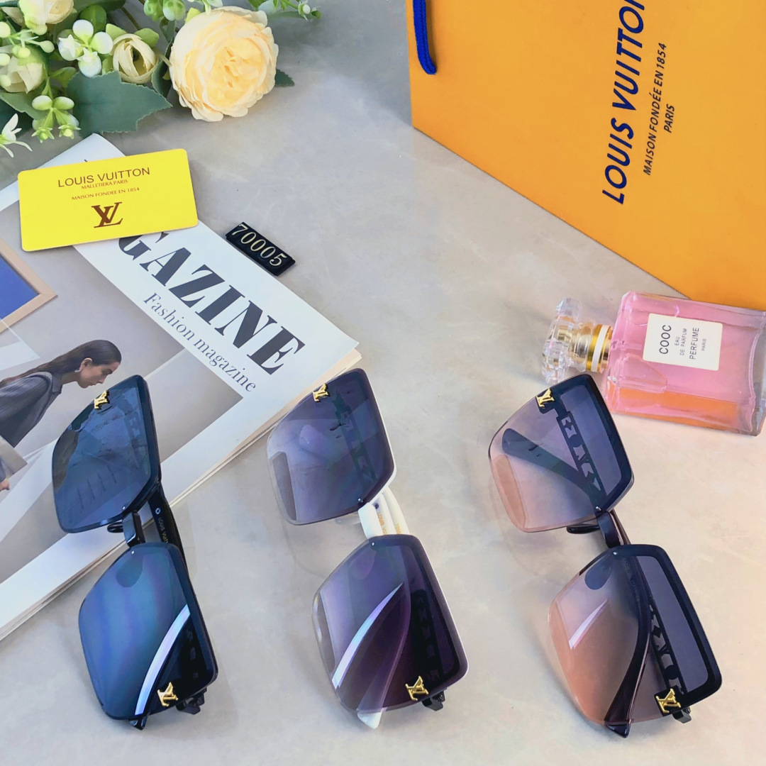 。。Louis vuitto*时尚大框墨镜女显脸小高级感轻奢防紫外线太阳眼镜大脸2026新款潮