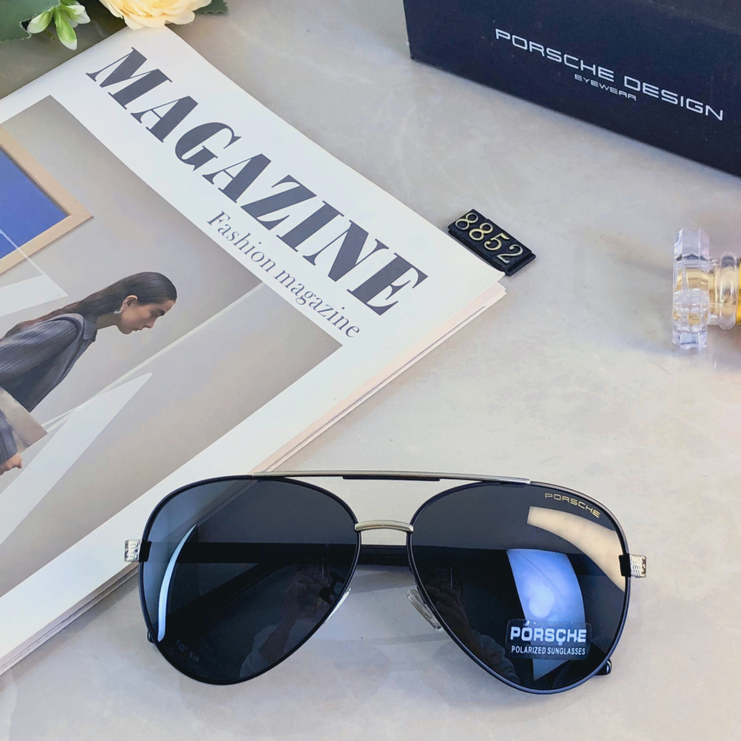 。。Porsch*2026男士复古偏光太阳镜欧美潮流新款驾驶墨镜开车眼镜