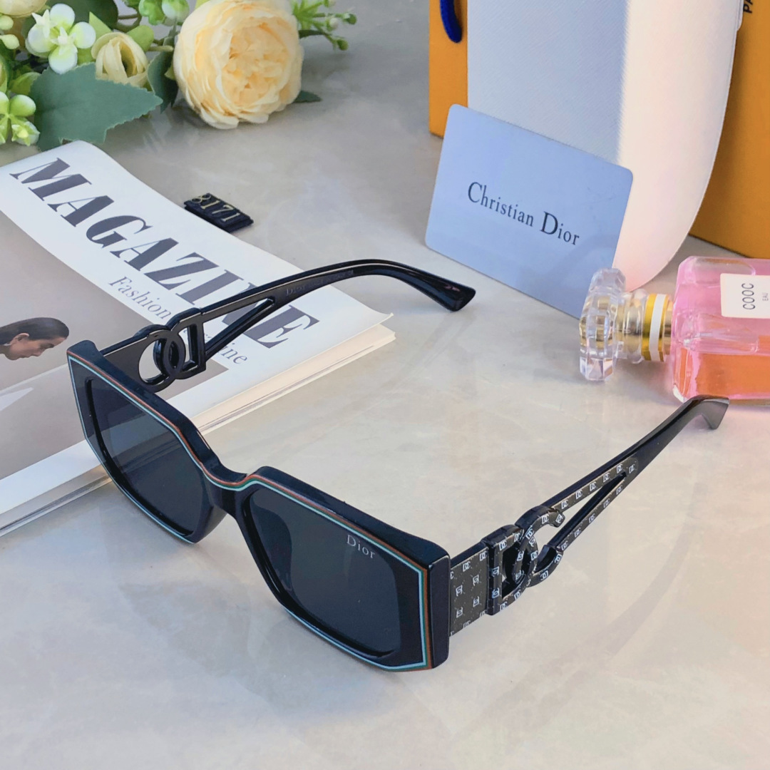 。。Chane*韩系辣妹墨镜女款高级感新款多边太阳镜防紫外线欧美潮酷