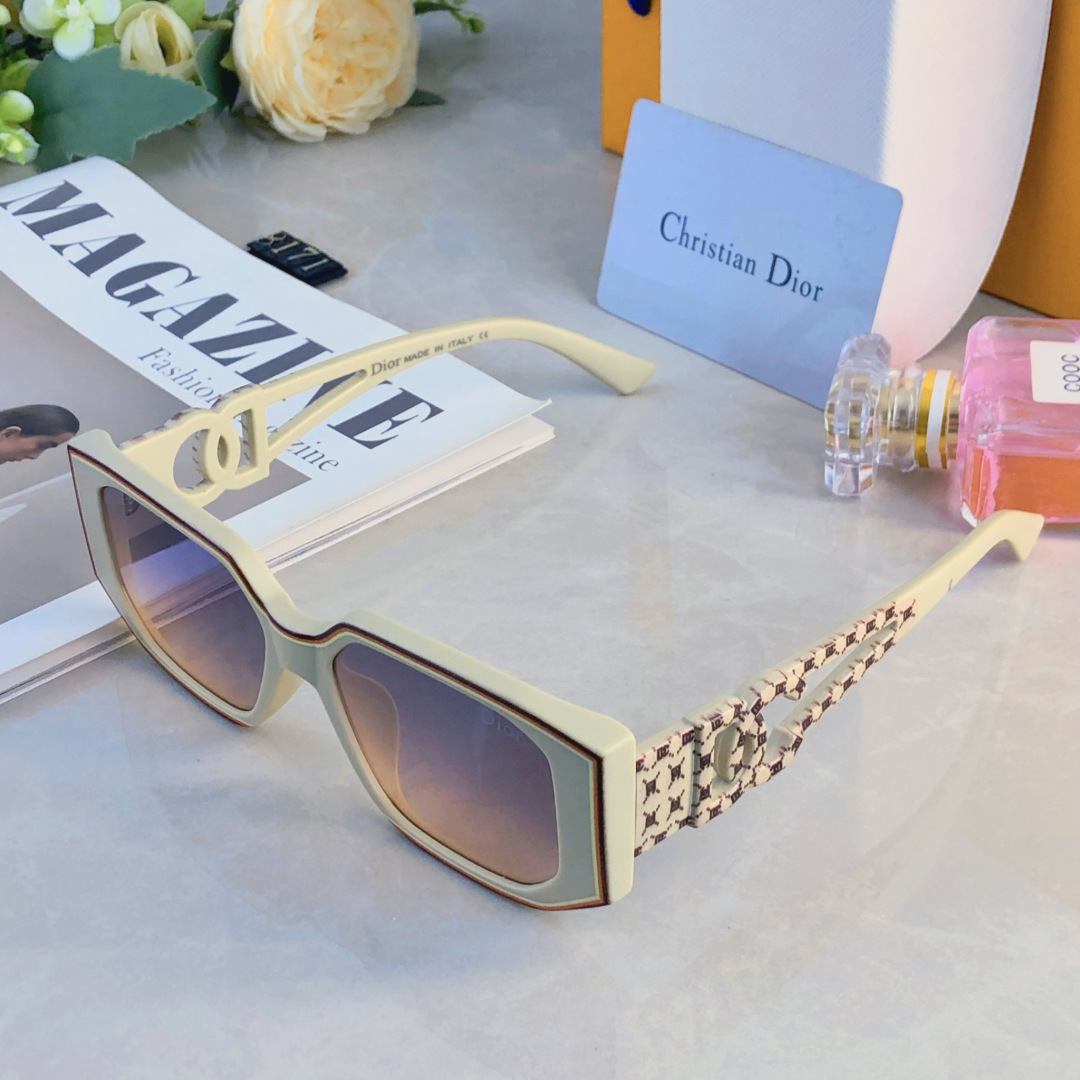 。。Chane*韩系辣妹墨镜女款高级感新款多边太阳镜防紫外线欧美潮酷