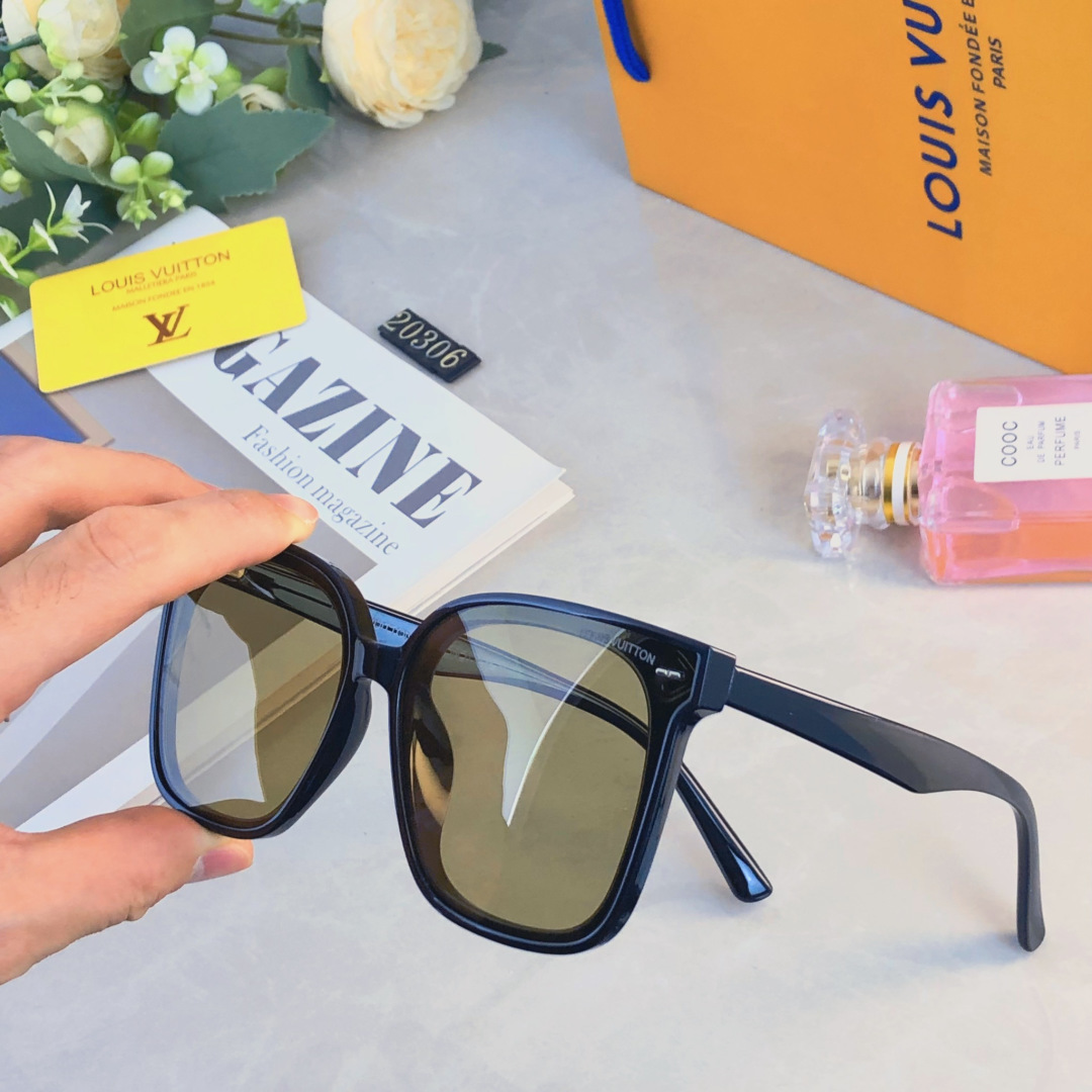 。。Louis vuitto*太阳镜墨镜眼镜大框时尚潮流个性网红同款遮阳墨镜男女开车遮阳