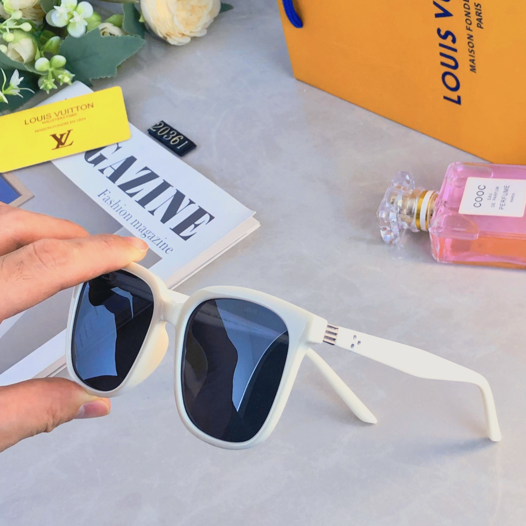 。。Louis vuitto*时尚网红防紫外线偏光墨镜大框显瘦高级感优雅气质户外旅行太阳镜