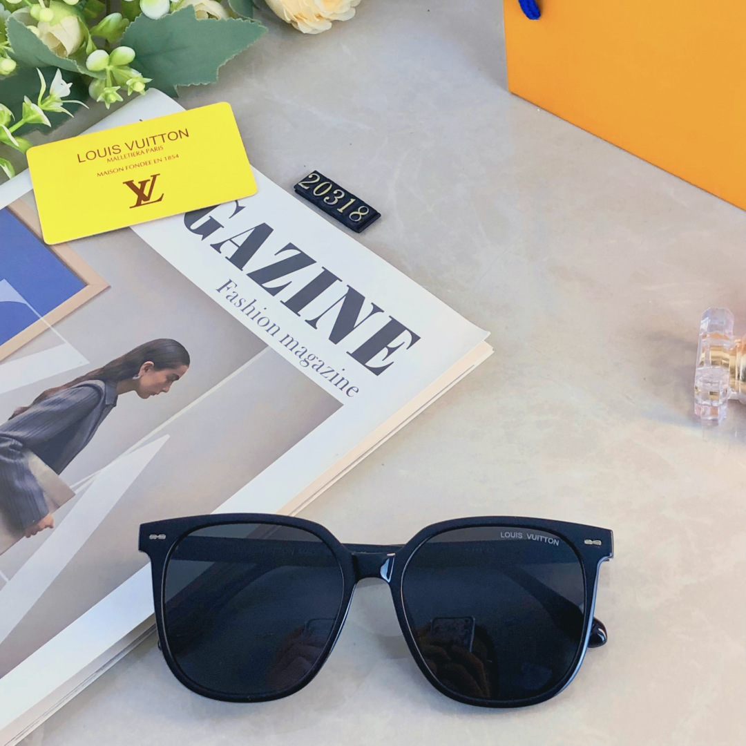 。。Louis vuitto*太阳镜墨镜眼镜大框时尚潮流个性网红同款遮阳墨镜男女开车遮阳