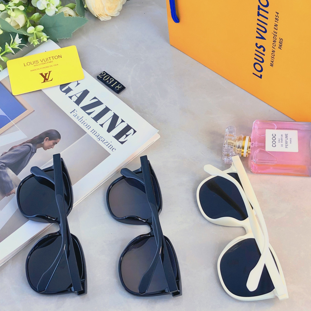 。。Louis vuitto*太阳镜墨镜眼镜大框时尚潮流个性网红同款遮阳墨镜男女开车遮阳