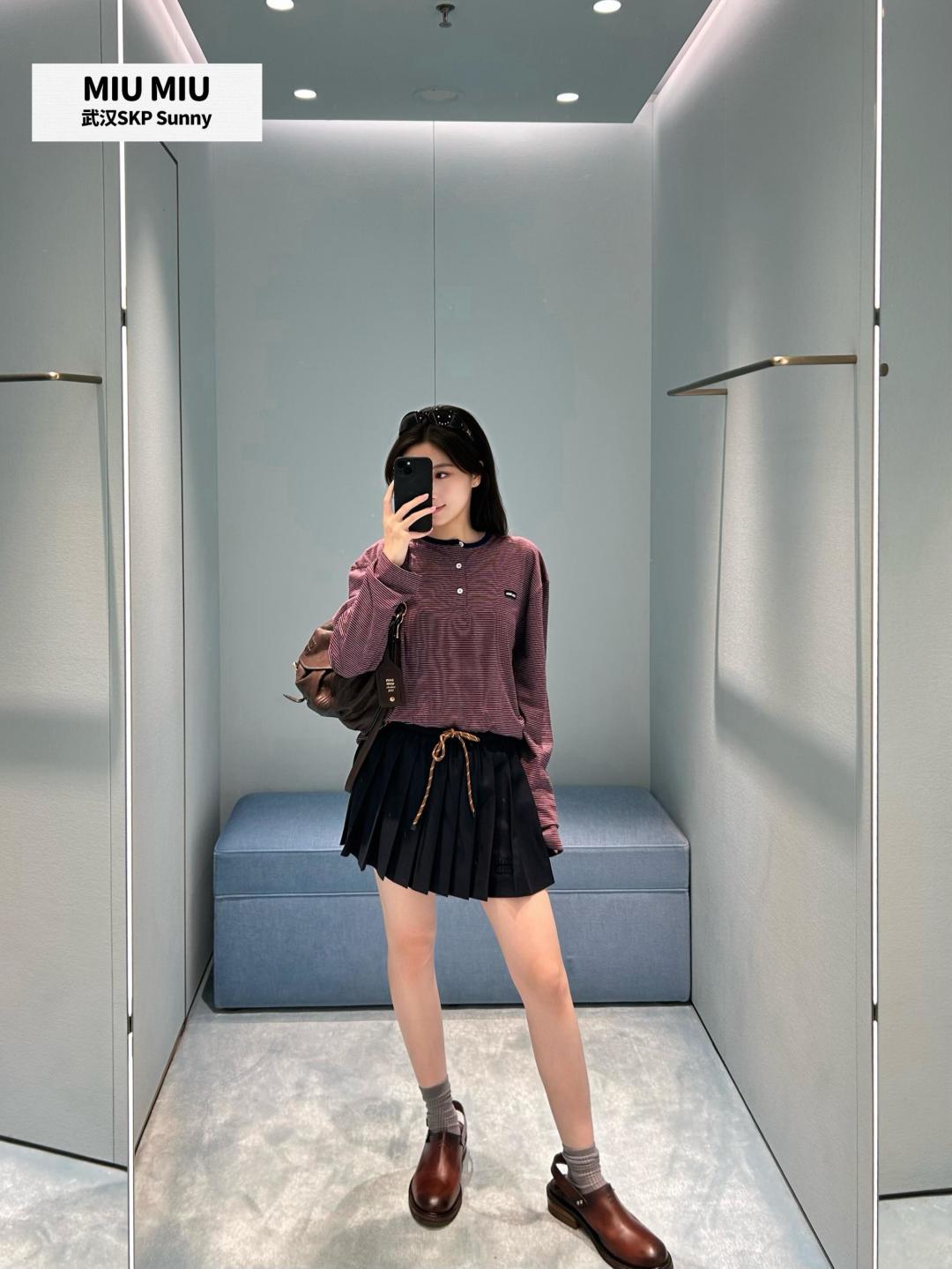 미우미우 여성 긴팔 143120 Miu Miu Long Sleeve