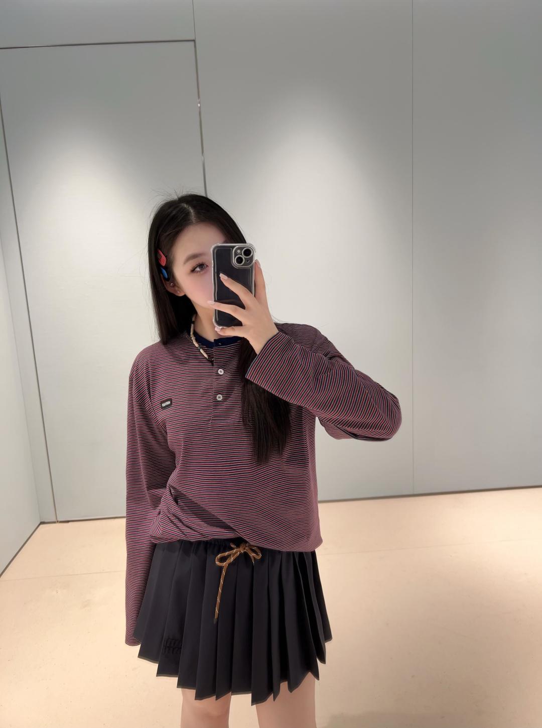 미우미우 여성 긴팔 143120 Miu Miu Long Sleeve 상세 이미지 6