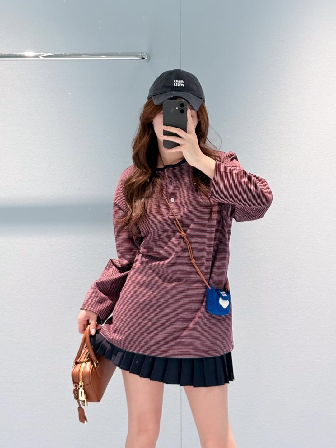 미우미우 여성 긴팔 143120 Miu Miu Long Sleeve 상세 이미지 8