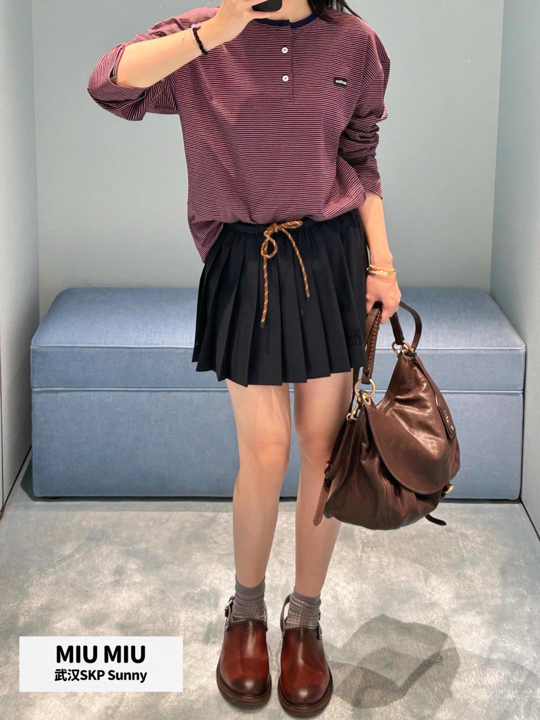 미우미우 여성 긴팔 143120 Miu Miu Long Sleeve 상세 이미지 5