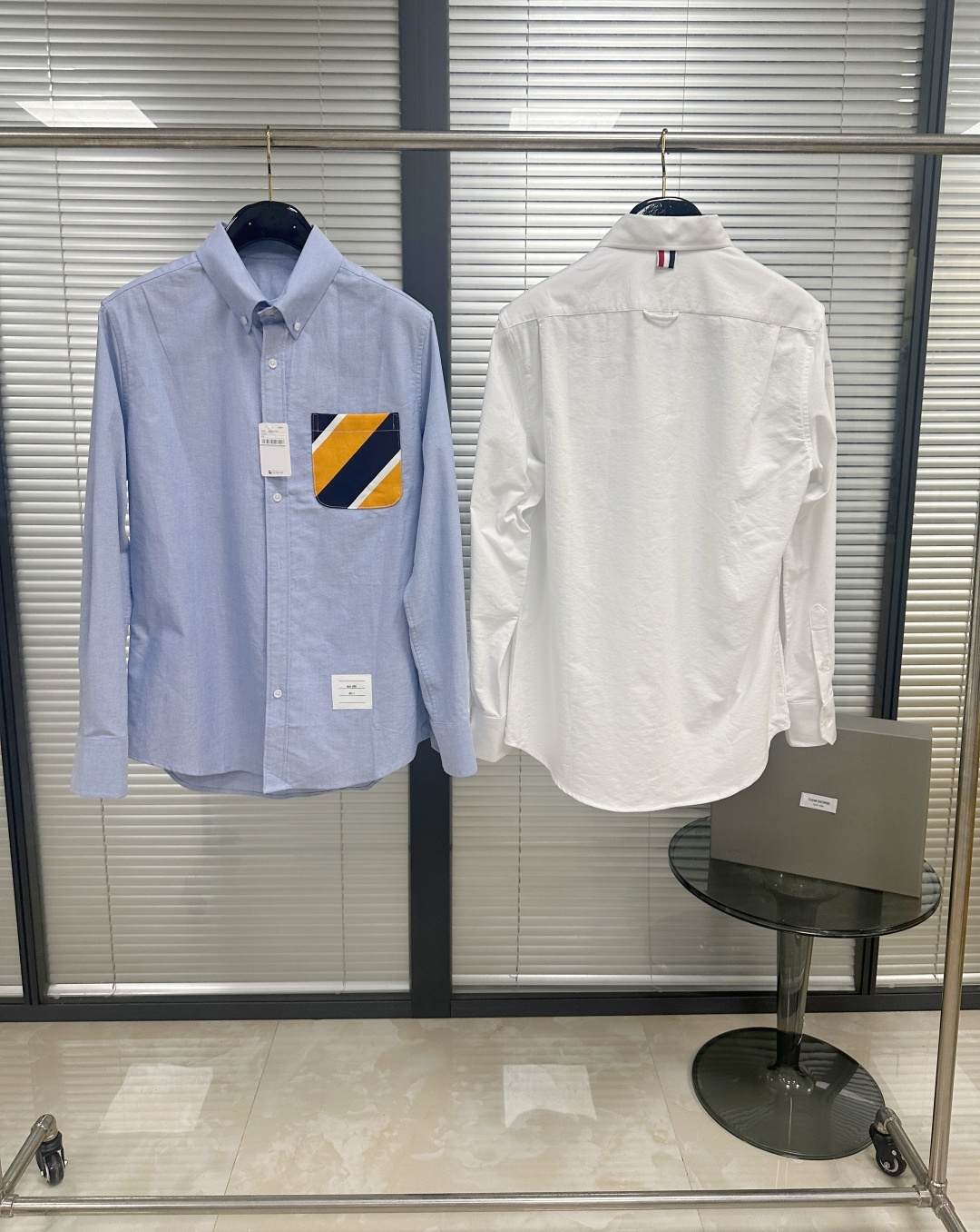 톰브라운 컬러풀 포켓 긴팔 셔츠 상세 이미지 3