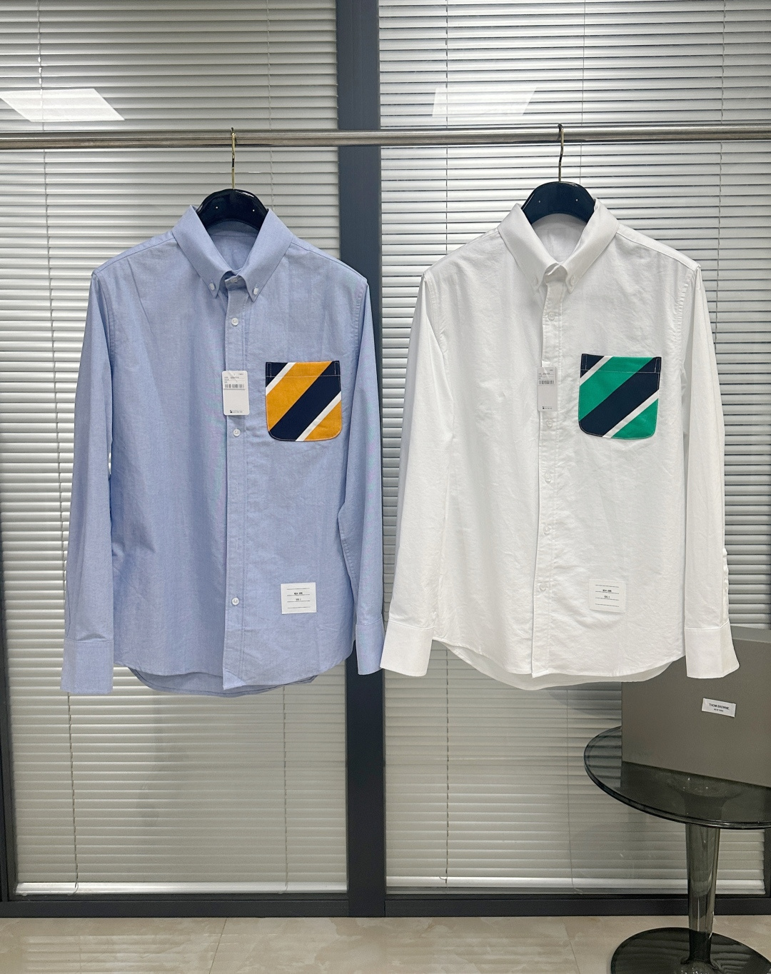 톰브라운 컬러풀 포켓 긴팔 셔츠 상세 이미지 2