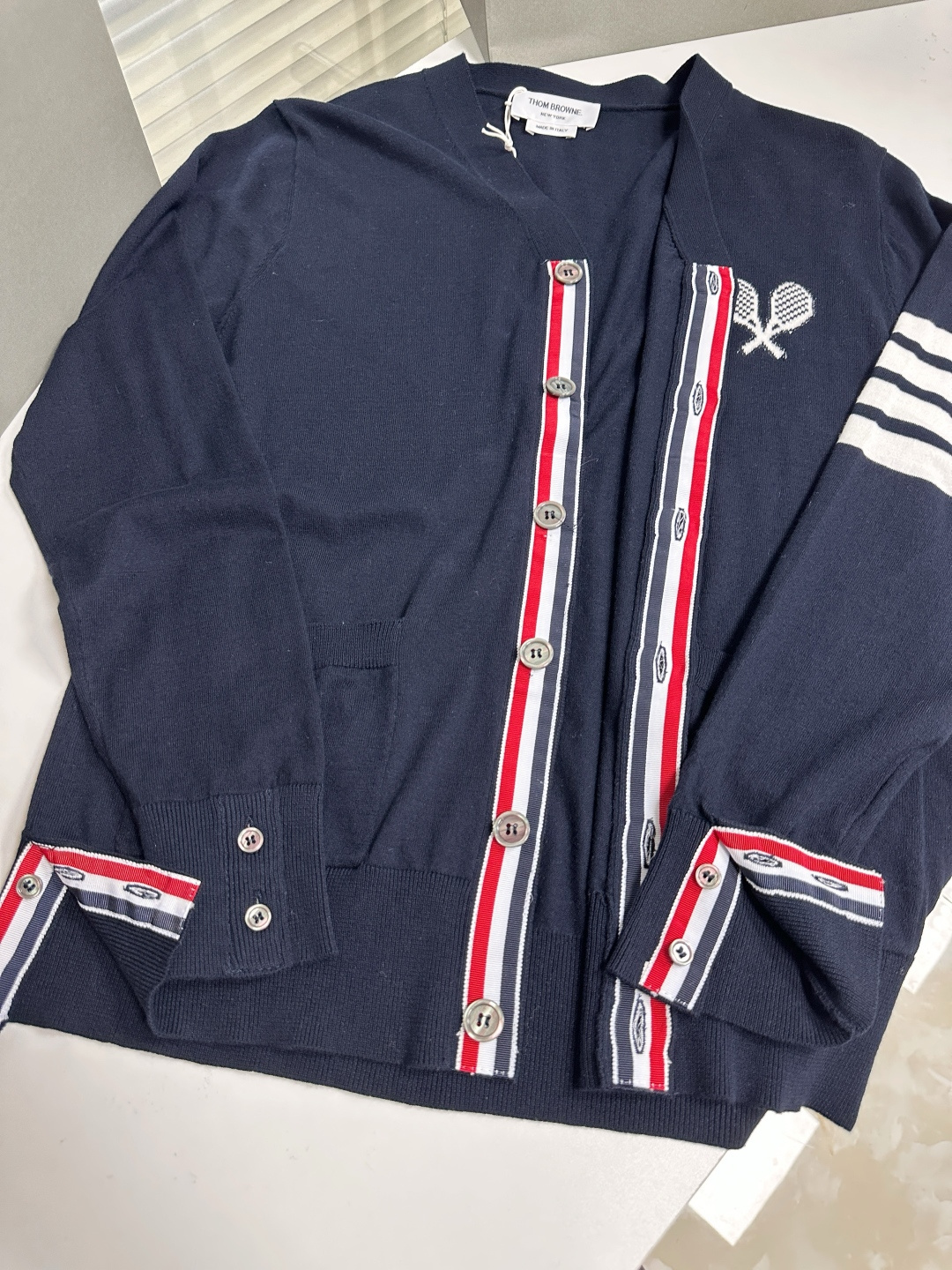 톰브라운 남성 가디건 126354 Thom Browne Cardigan 썸네일 이미지