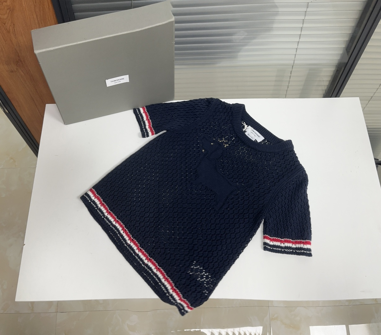 톰브라운 여성 반팔 126216 Thom Browne T Shirt 썸네일 이미지