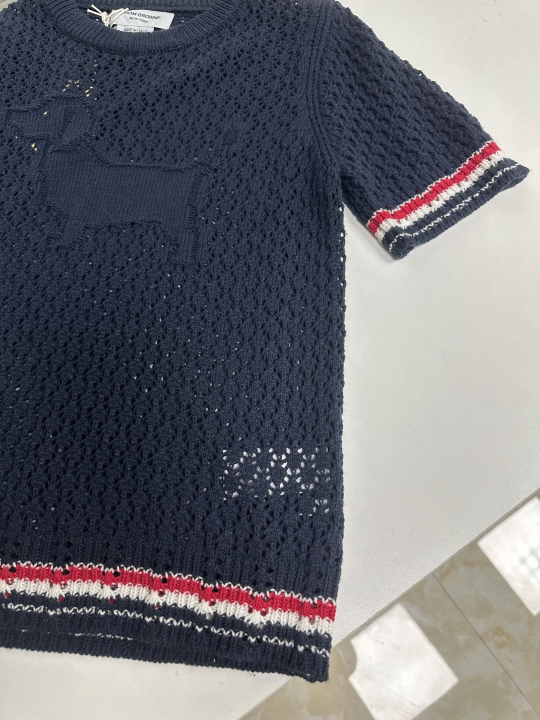톰브라운 여성 반팔 126216 Thom Browne T Shirt 썸네일 이미지