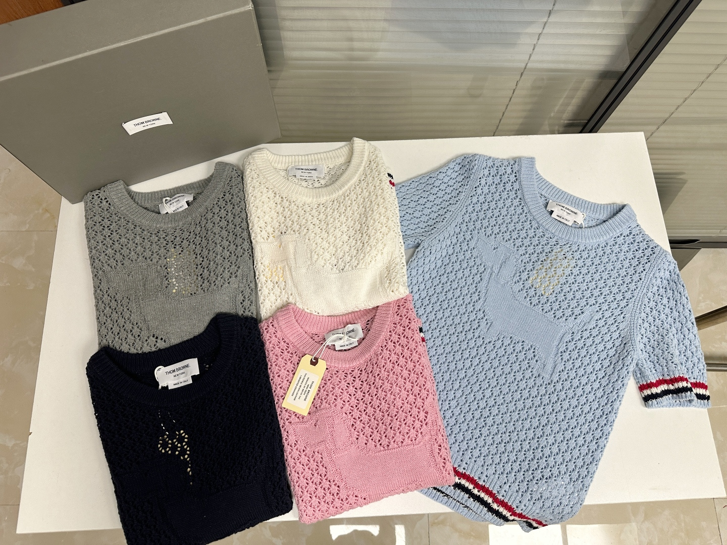 톰브라운 여성 반팔 142973 Thom Browne T Shirt 상세 이미지 7