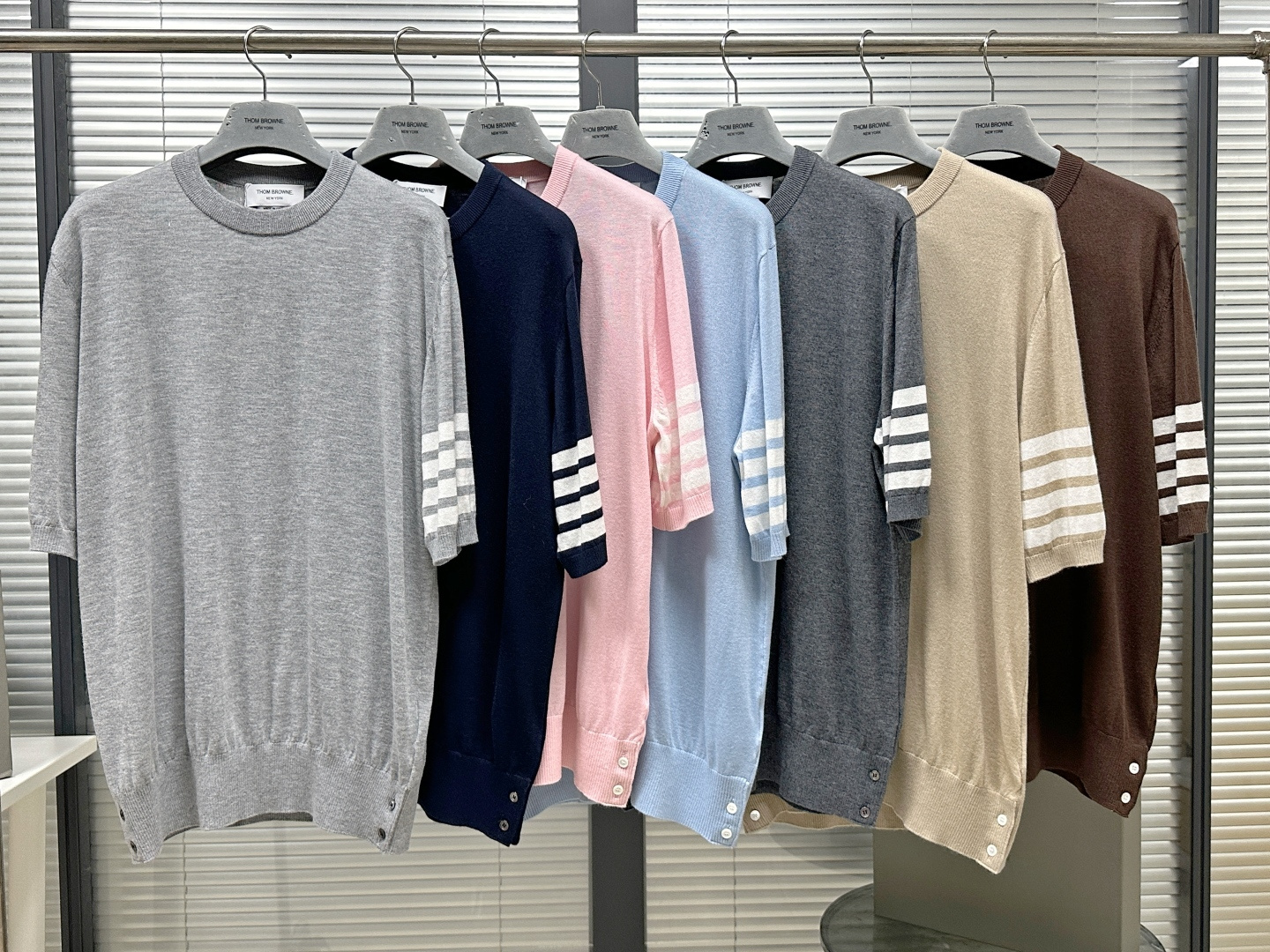 톰브라운 남성 반팔 142952 Thom Browne T Shirt 상세 이미지 2