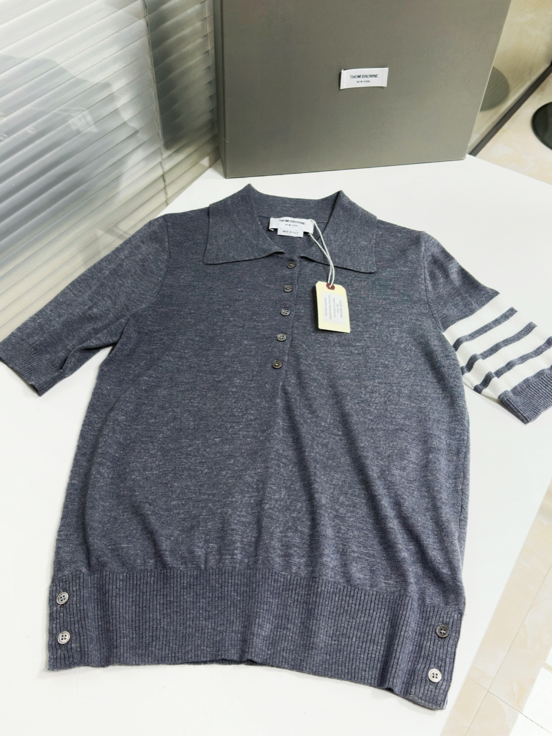 톰브라운 남성 반팔 142886 Thom Browne T Shirt 상세 이미지 7