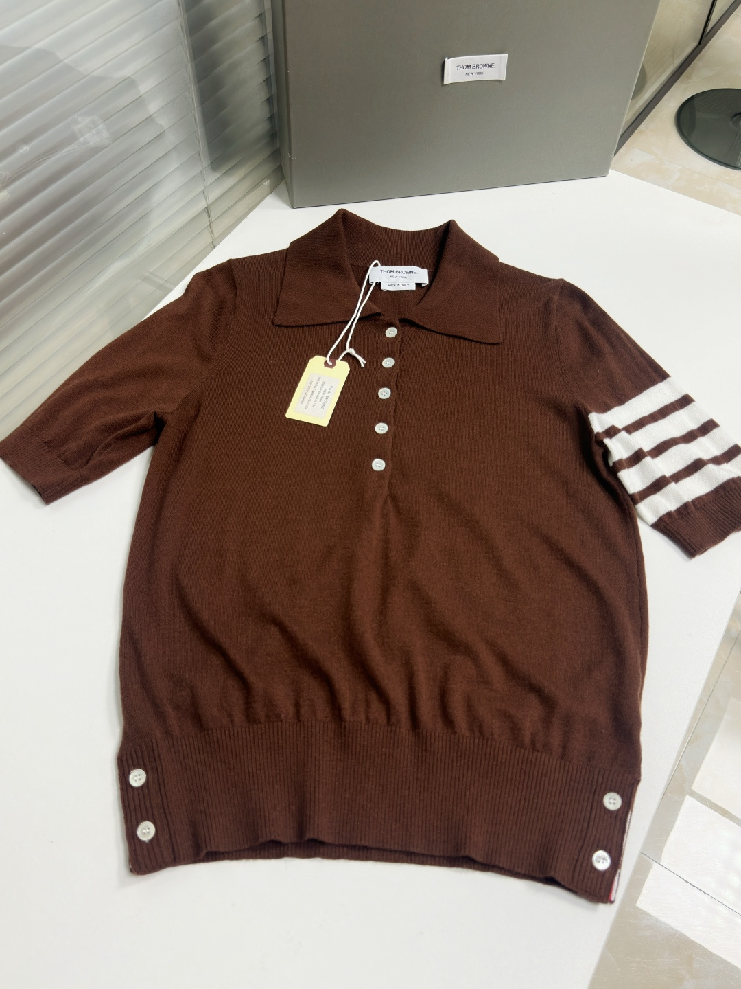 톰브라운 남성 반팔 142883 Thom Browne T Shirt 상세 이미지 7