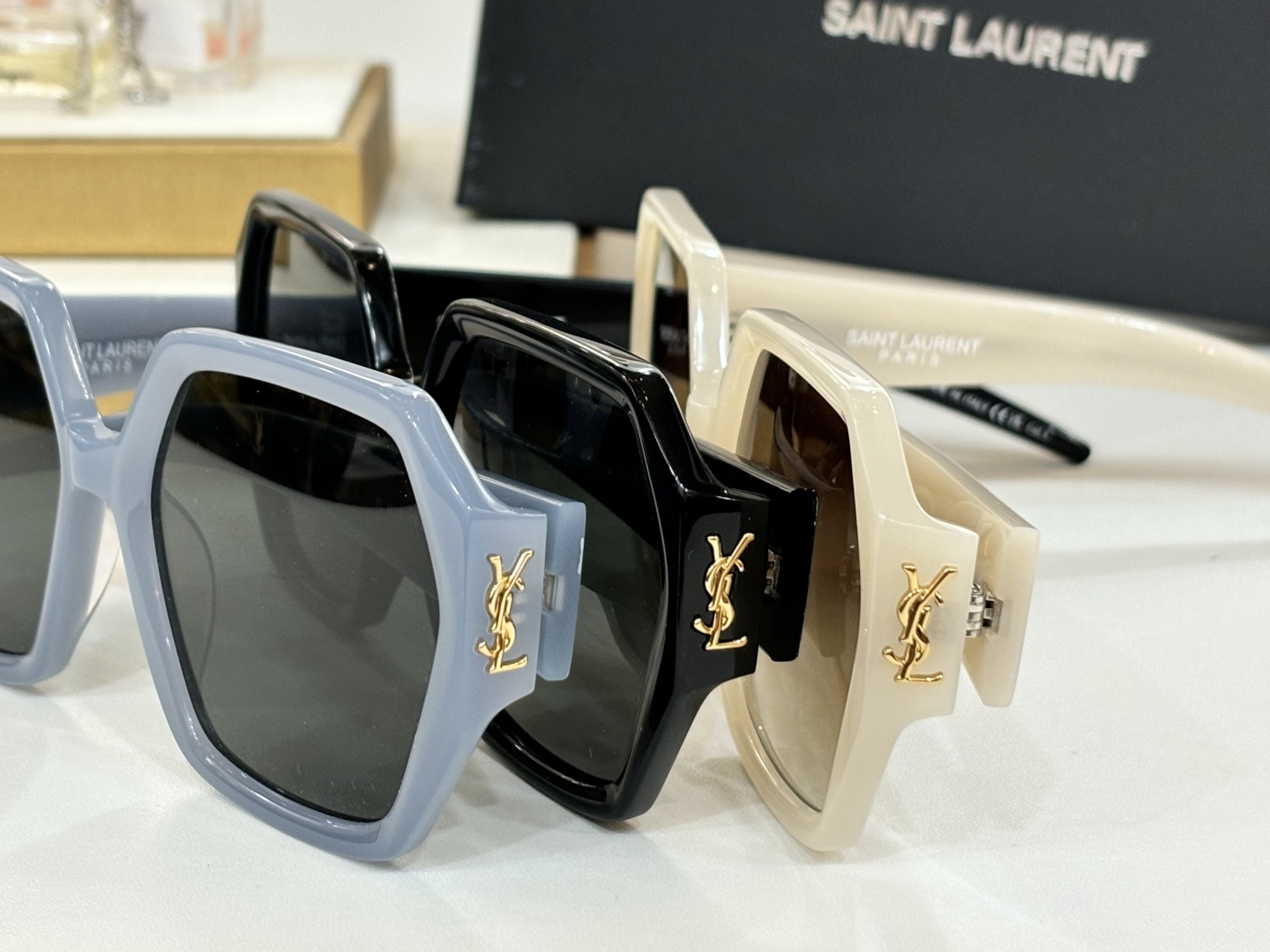 SAINT LAUREN*   ysl 新品 
MODEL：SL M118
SIZE：57口18-14