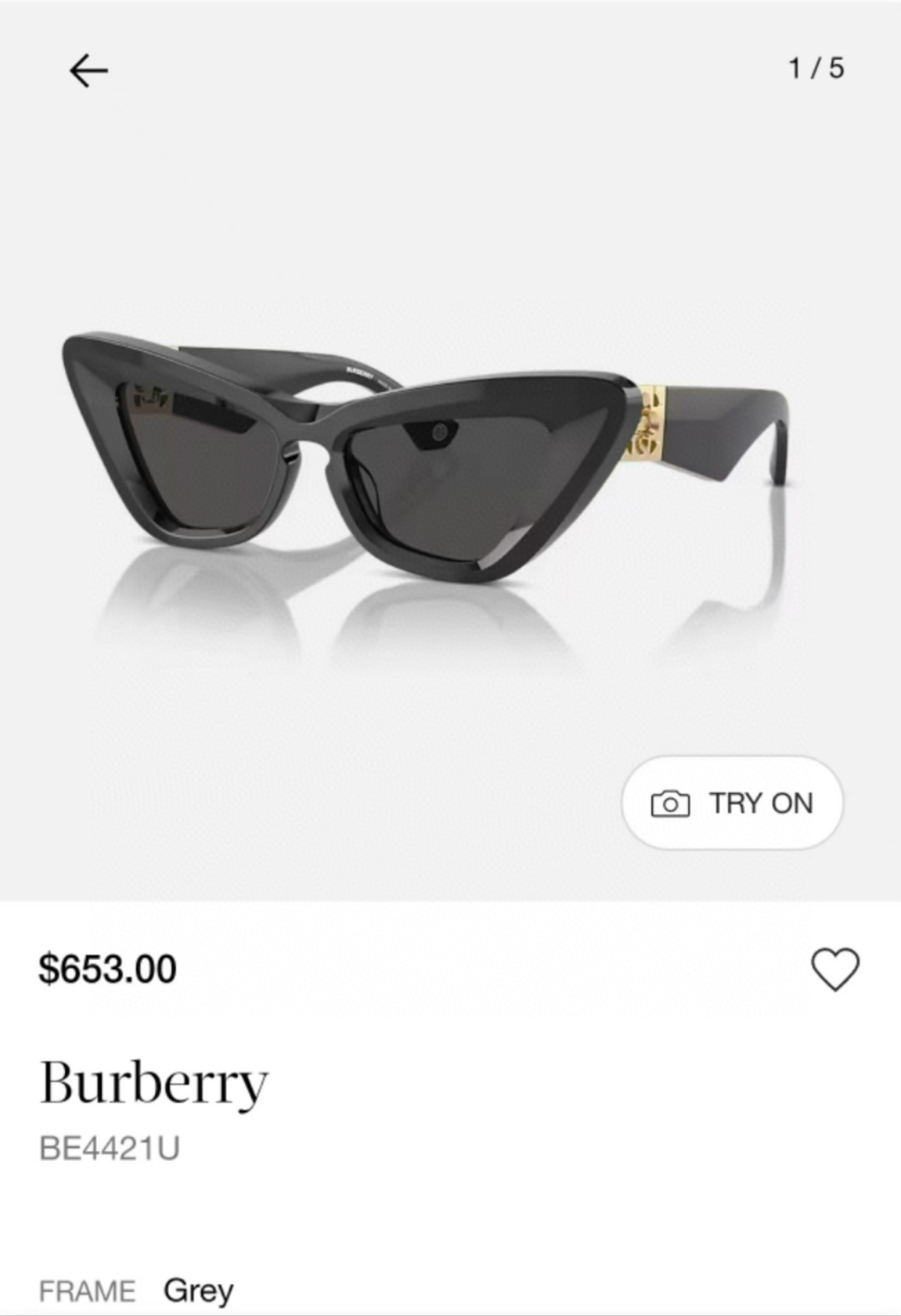  BURBERR*
MODEL：BE4421U
SIZE：51口18-130

