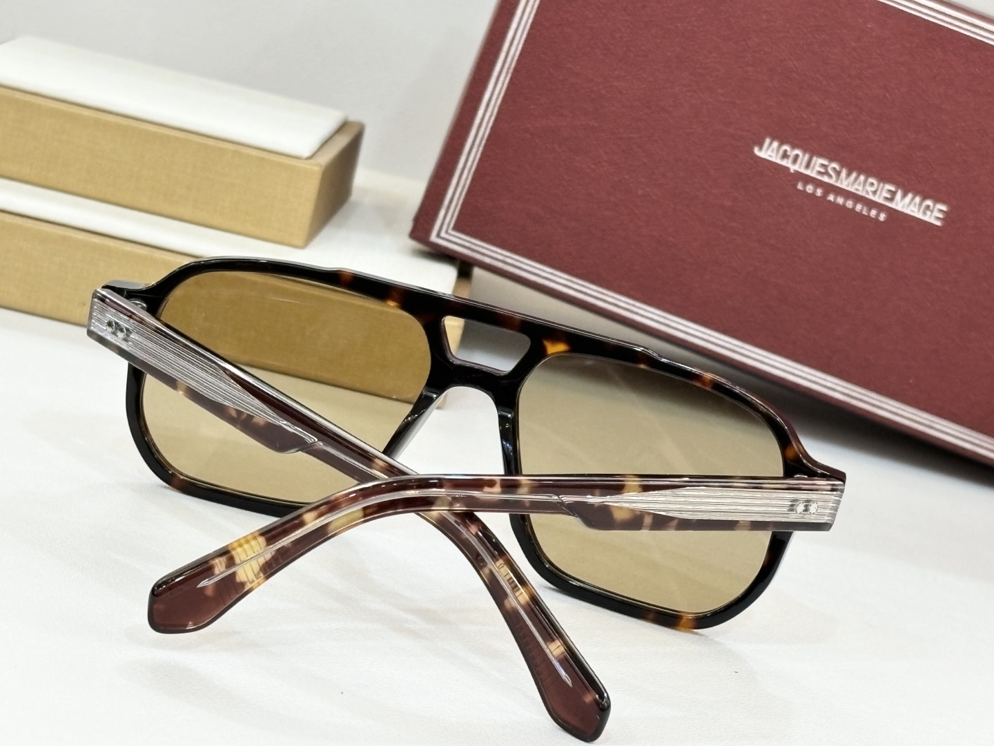 JACQUES MARIE MAGE
日本手工眼镜 
MODEL：EVANS
SIZE55-17.配包