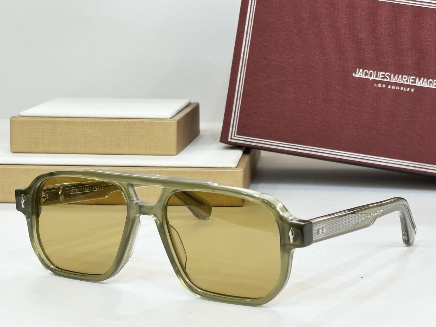  JACQUES MARIE MAGE
日本手工眼镜 
MODEL：EVANS
SIZE55-17.配包