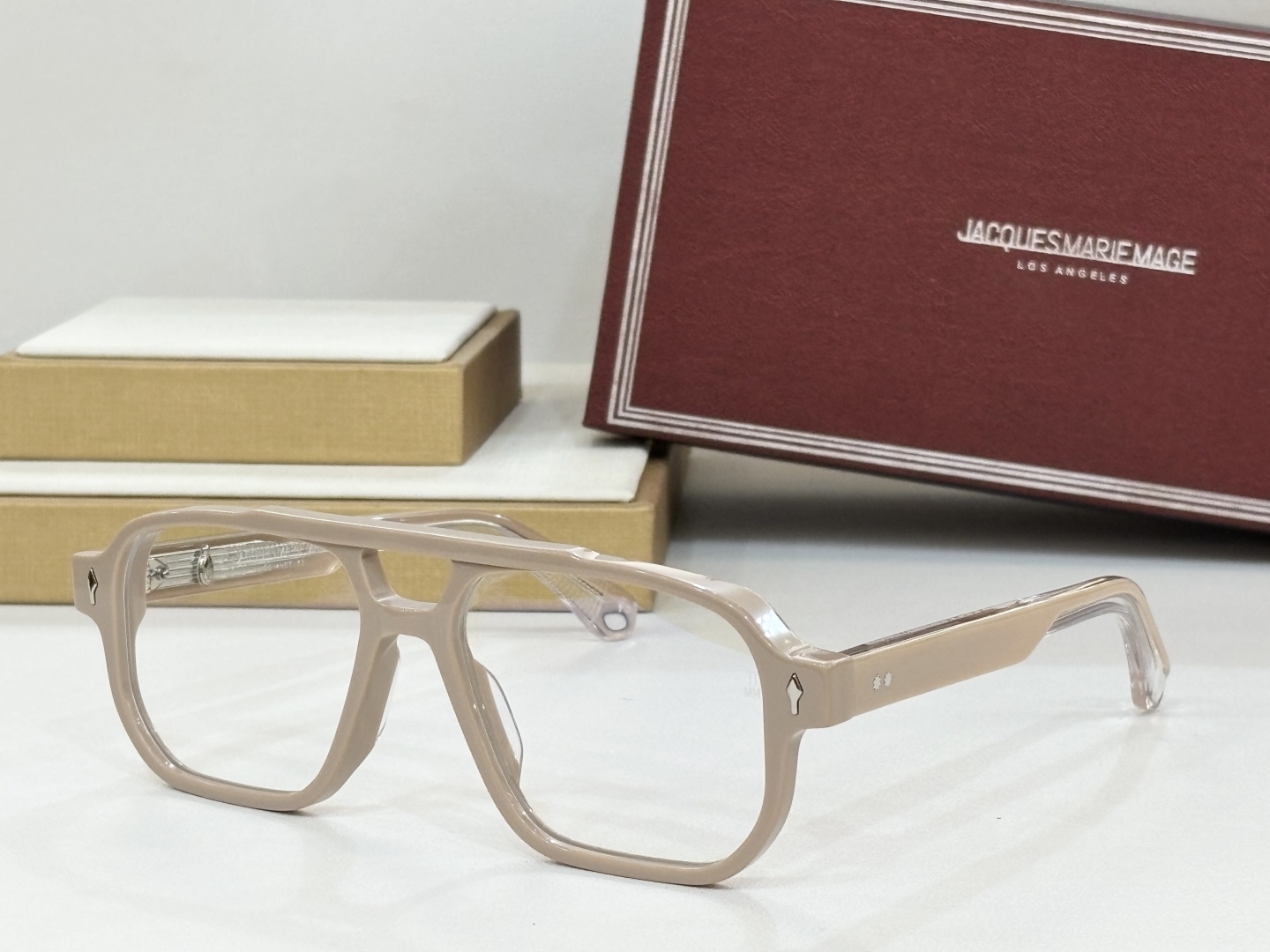  JACQUES MARIE MAGE
日本手工眼镜 
MODEL：EVANS
SIZE55-17.配包
